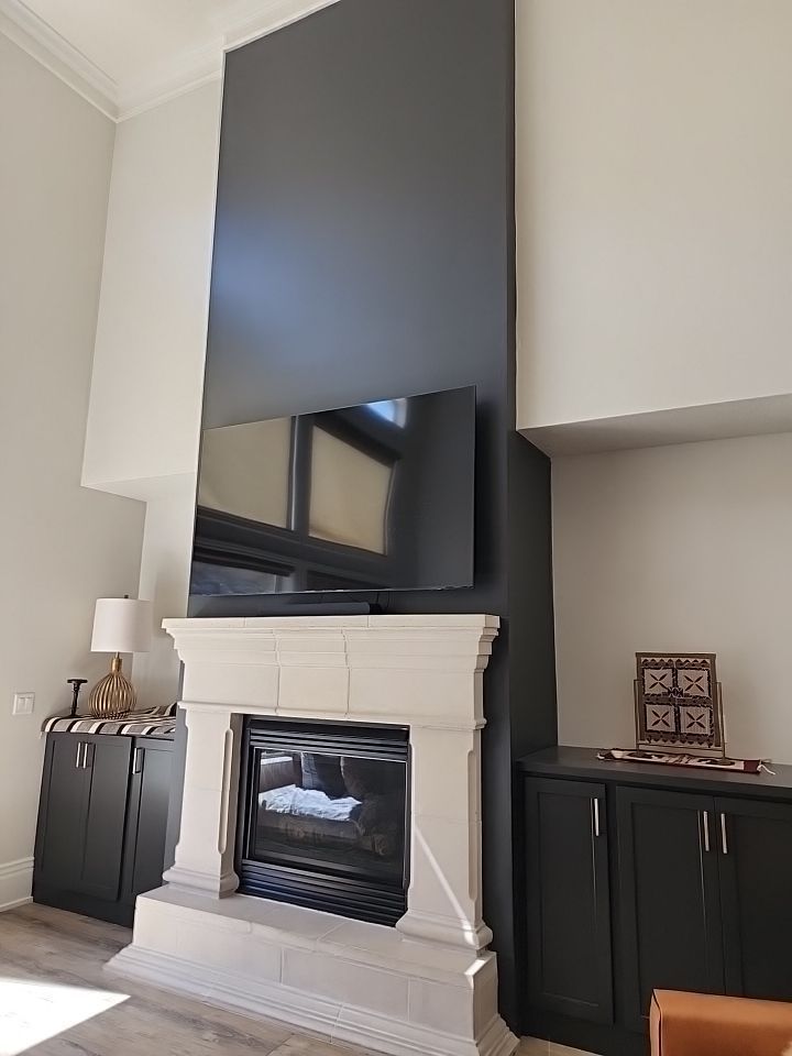tv unit in a room