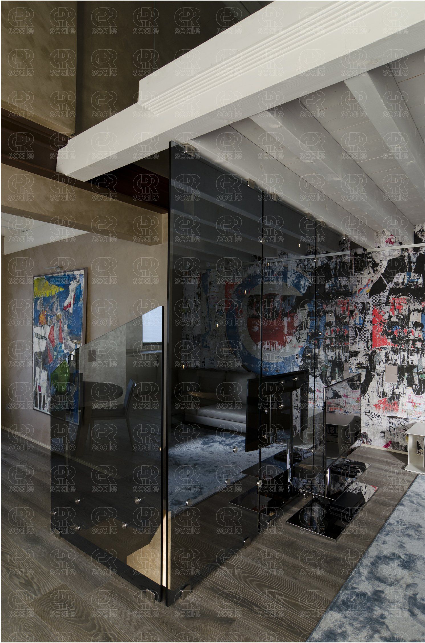 Cpr scale, scala con vetri a specchio - Stopsol