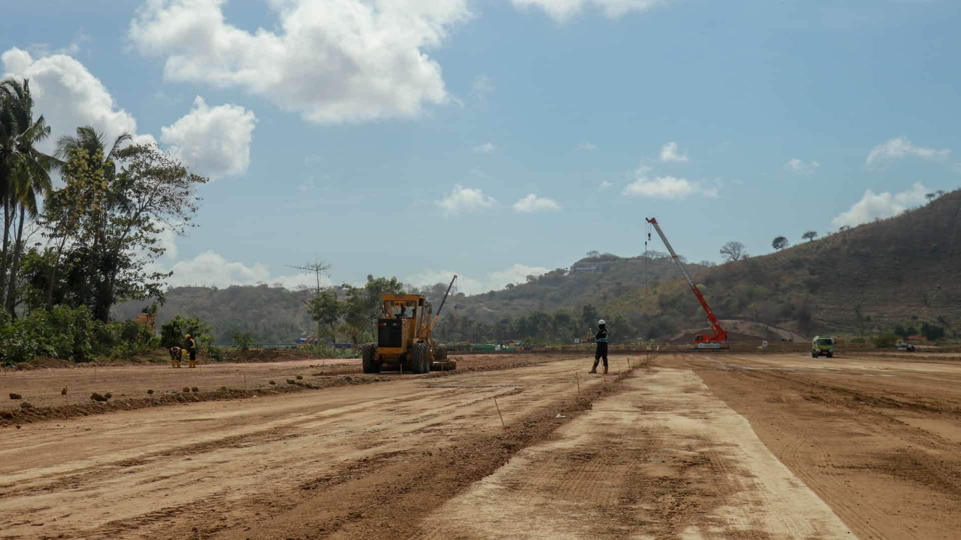 Terraplén de un terreno