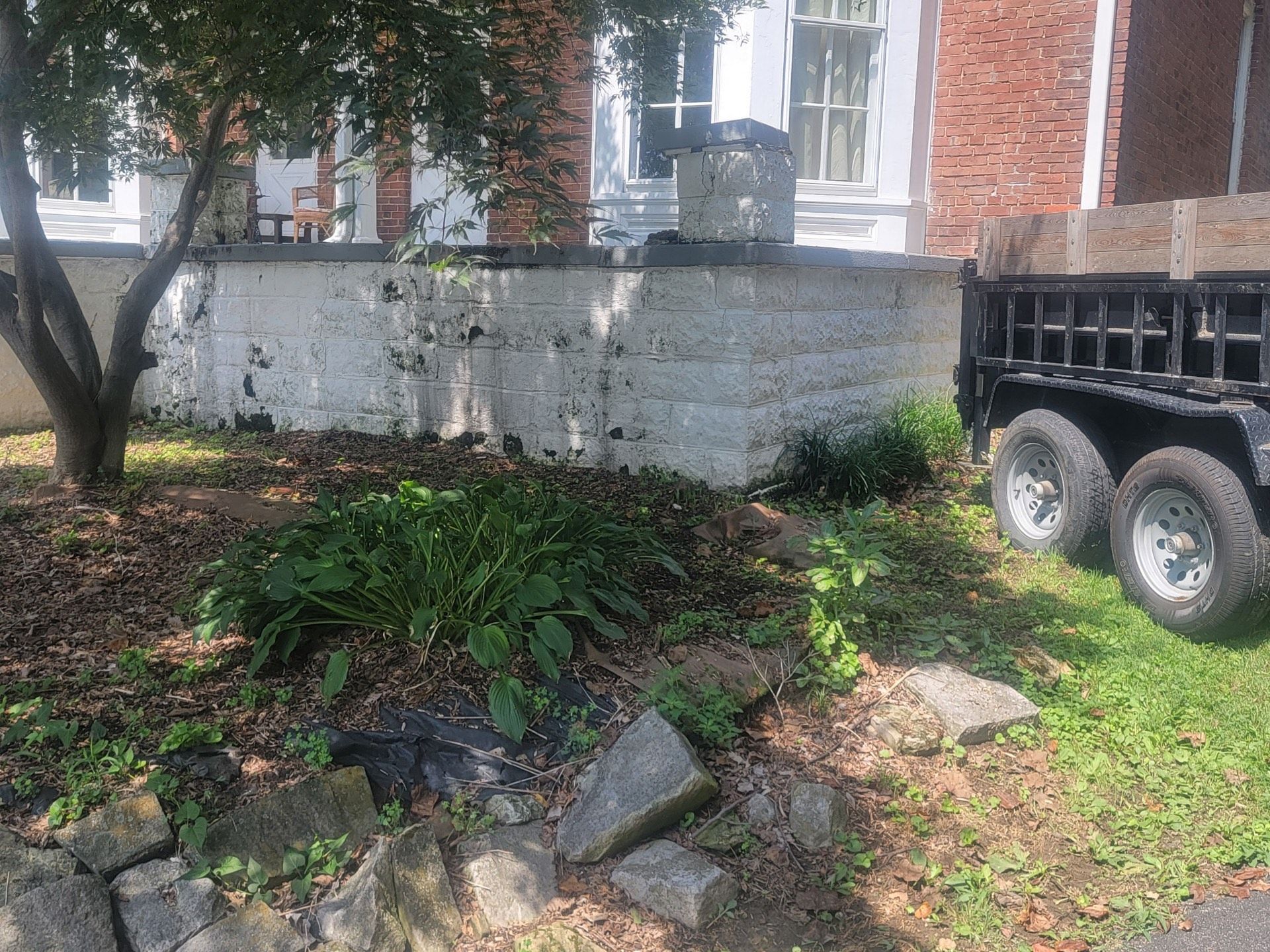 Before Concrete Steps — Evansville, IN — CMC Remodeling