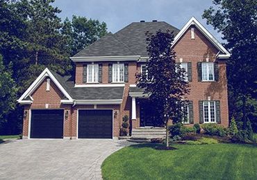 Luxury House Exterior with Two Garage - in Chatham, NJ