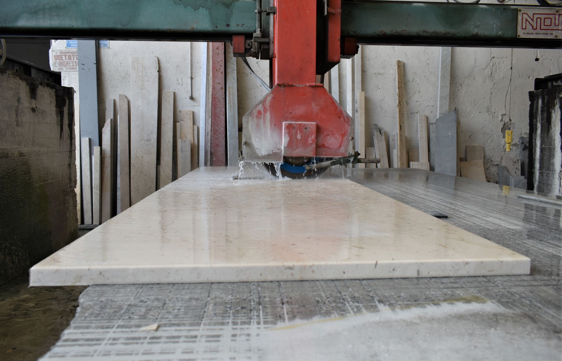 superficie realizzata in marmo