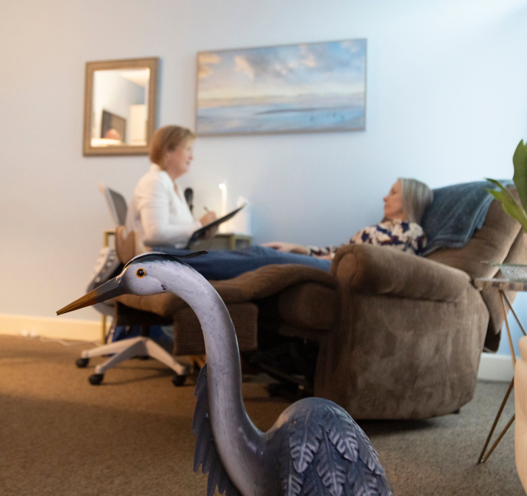 Massage room for Blue Heron Therapeutics in Fernandina Beach, FL
