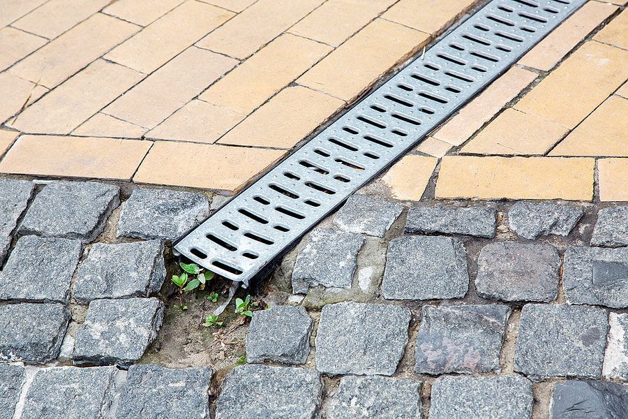 a drainage on driveway