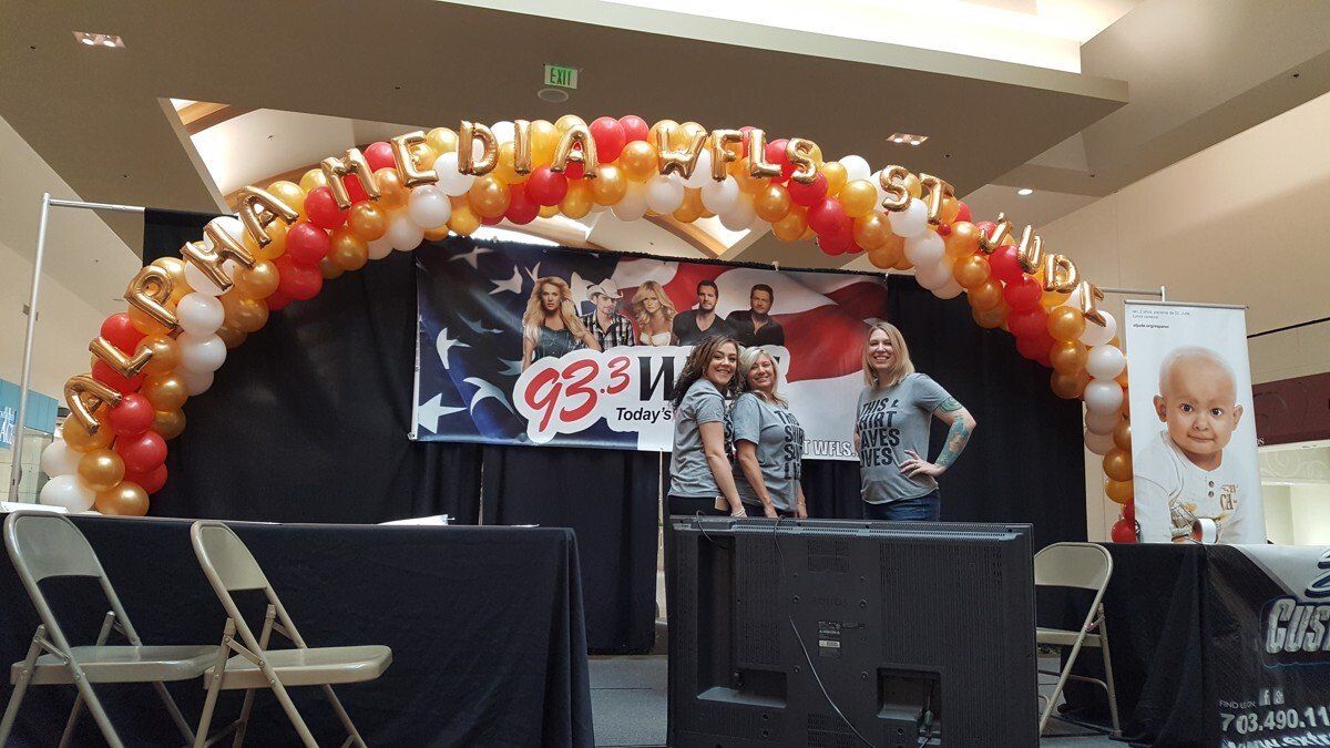 Large Corporate Balloon Arch