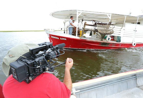 filming on the water