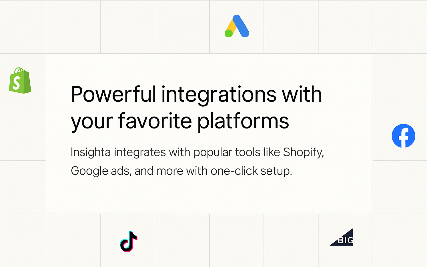 A screenshot of a website that says `` powerful integrations with your favorite platforms ''.