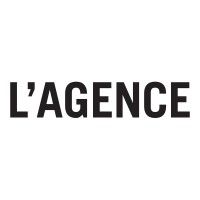 L' agence logo on a white background