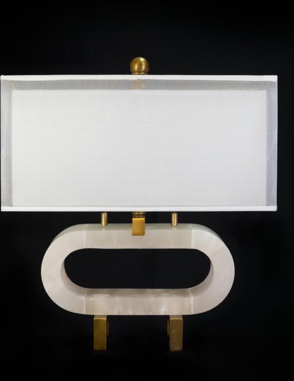 Oval Body Design Table Lamp | Naples, FL | Lighting and Design Studio