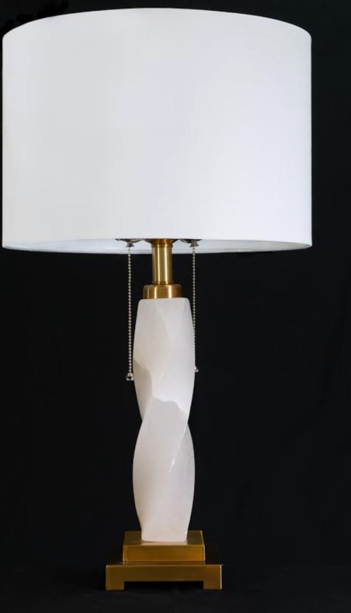Beautiful White Table Lamp | Naples, FL | Lighting and Design Studio