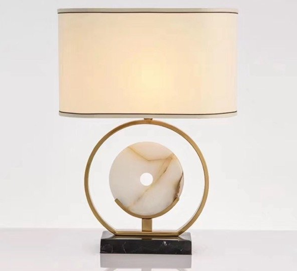 Beautiful Beige Table Lamp | Naples, FL | Lighting and Design Studio