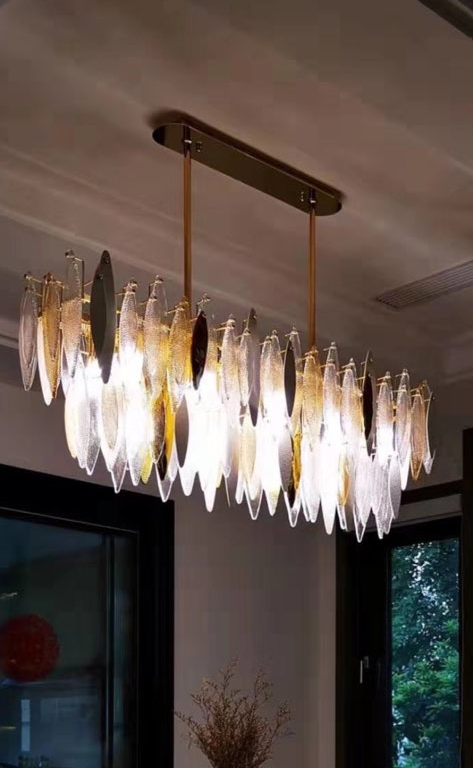 Horizontal Lights Design Chandelier | Naples, FL | Lighting and Design Studio
