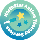 NorthStar ABA decorative star sticker for autism therapy branding