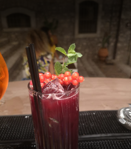 Kocktail con ribes