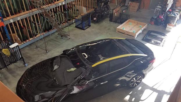 Window Repair — Black Car in Snellville, GA