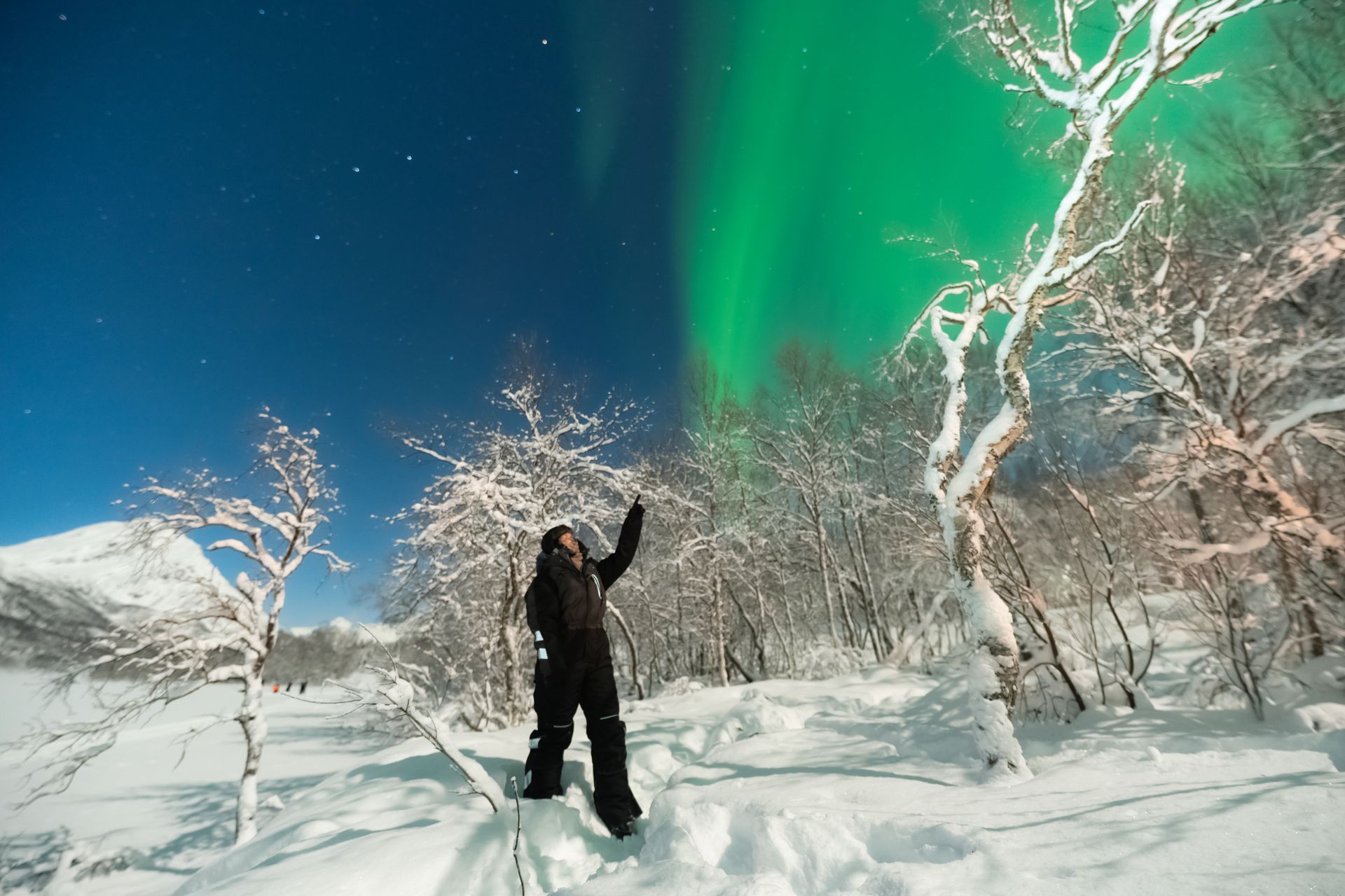 Northern Lights photography Tromso aurora camera vs human eye comparison