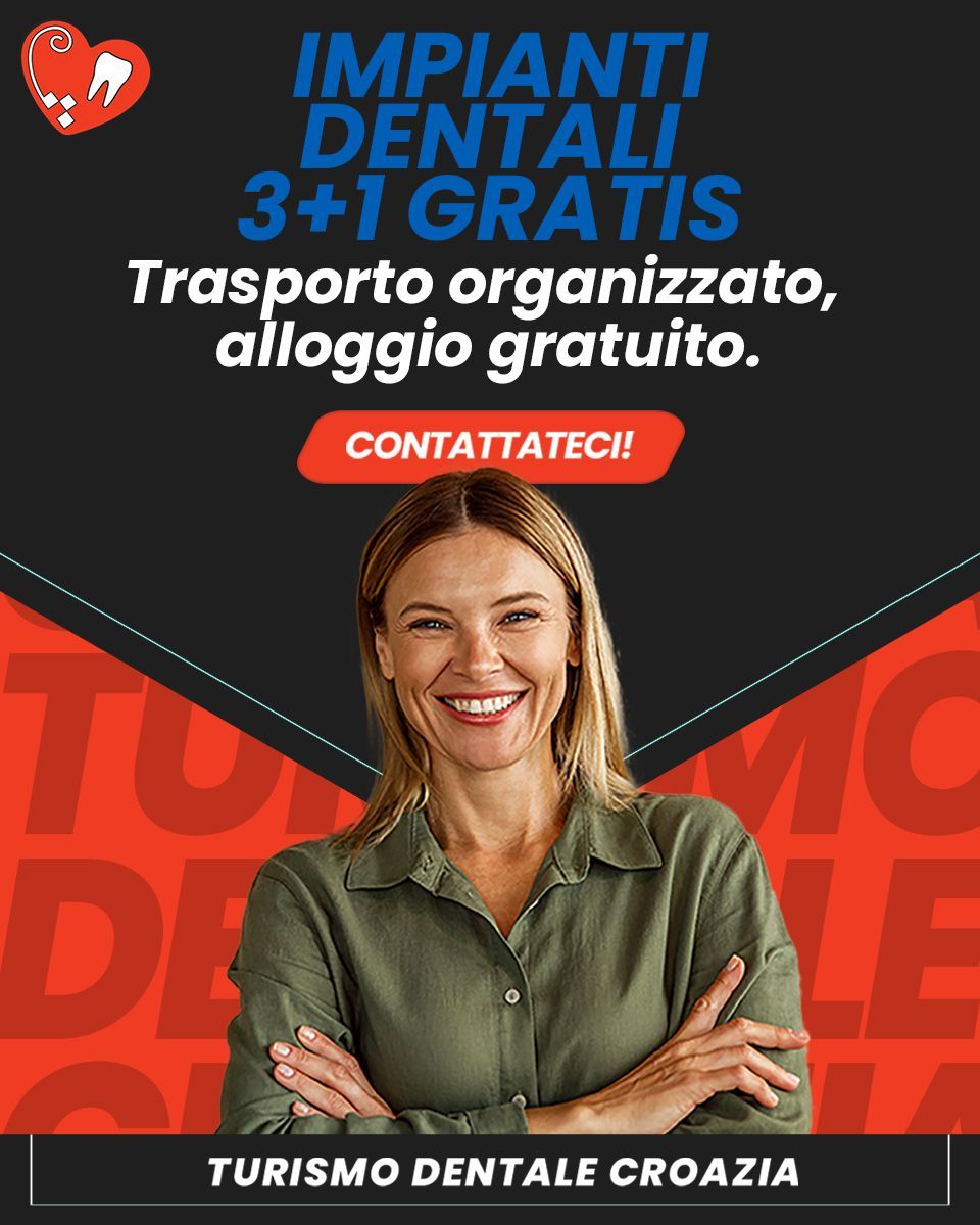 Turismo dentale croazia offerta speciale 3+1