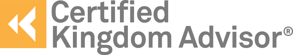 Certified Kingdom Advisor® logo with orange and gray color scheme.