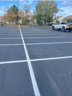 Parking Lot Restriped - Suffolk, VA - Tidewater Sealcoating and Paving