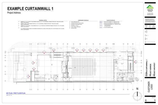 curtainwall blueprints