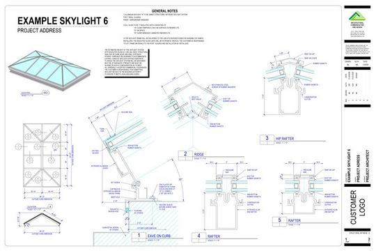skylight blueprint details