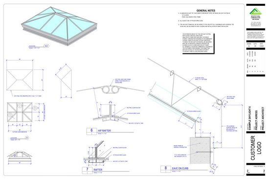 blueprints of skylights