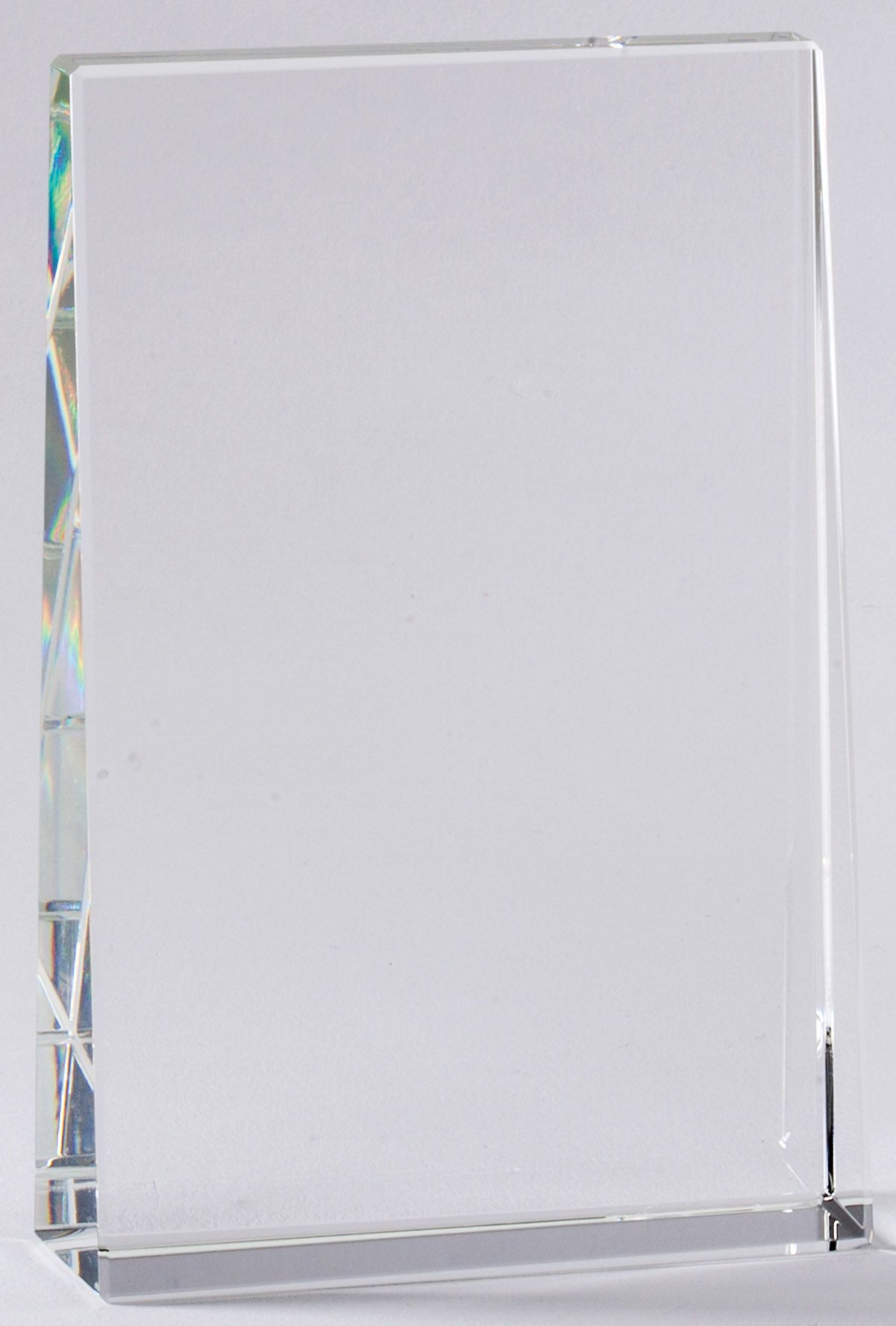 Crystal recognition award.