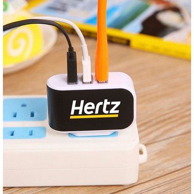 Company/corporate branded USB/phone charger.