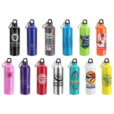 Custom corporate branded/event water bottles.