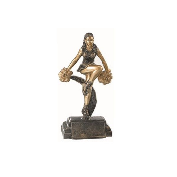 Cheerleader trophy.