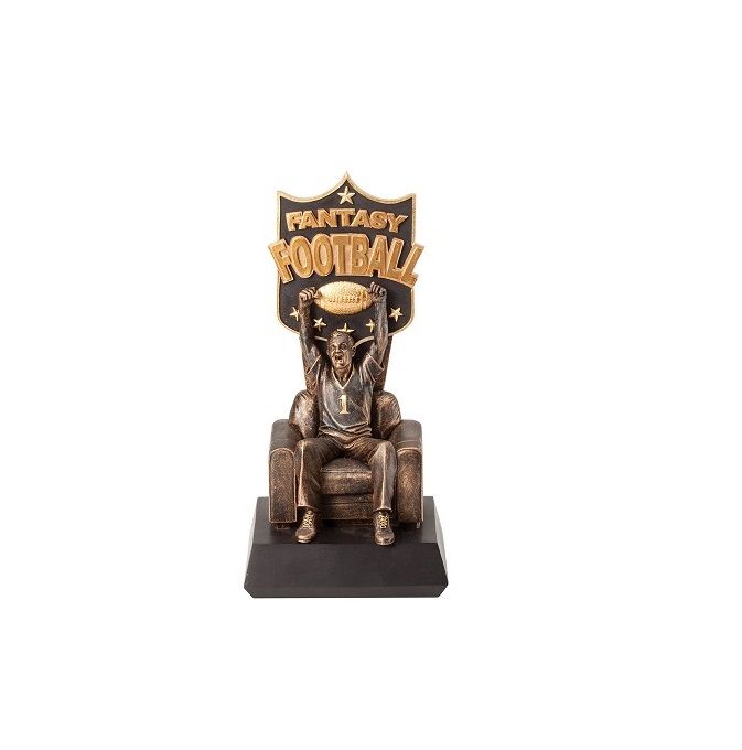 Fantasy football fan trophy.