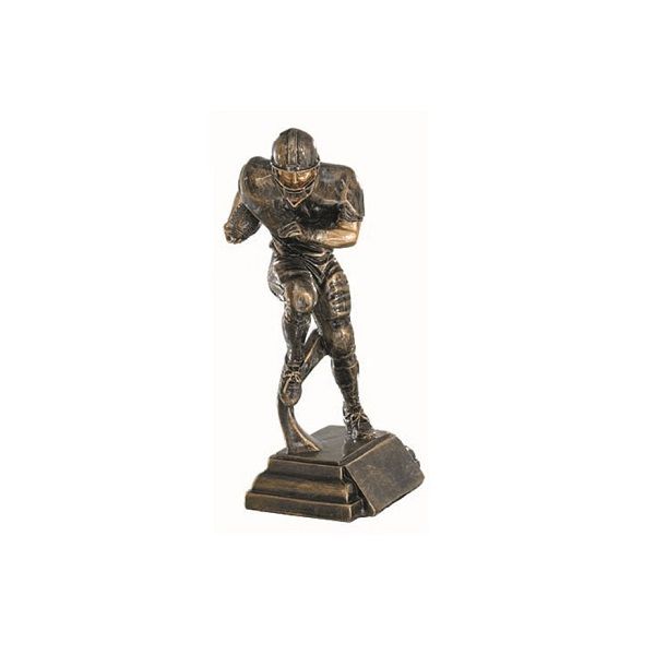 Football runningback trophy.
