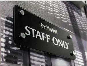 Office sign.