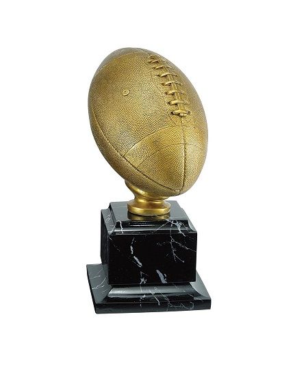 Fantasy football perpetual trophy gold.
