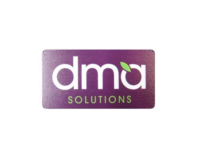 Full color UV printed name badge.