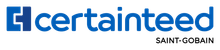 A logo for a company called certainteed saint-gobain