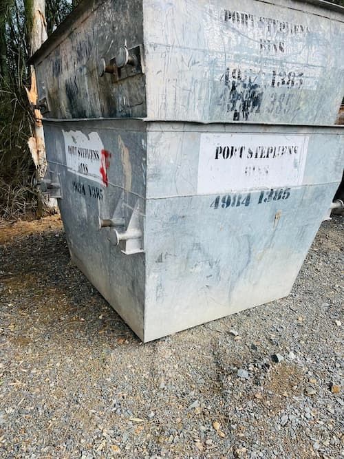 Unpainted Skip Bin — Port Stephens Bins in Salamander Bay, NSW