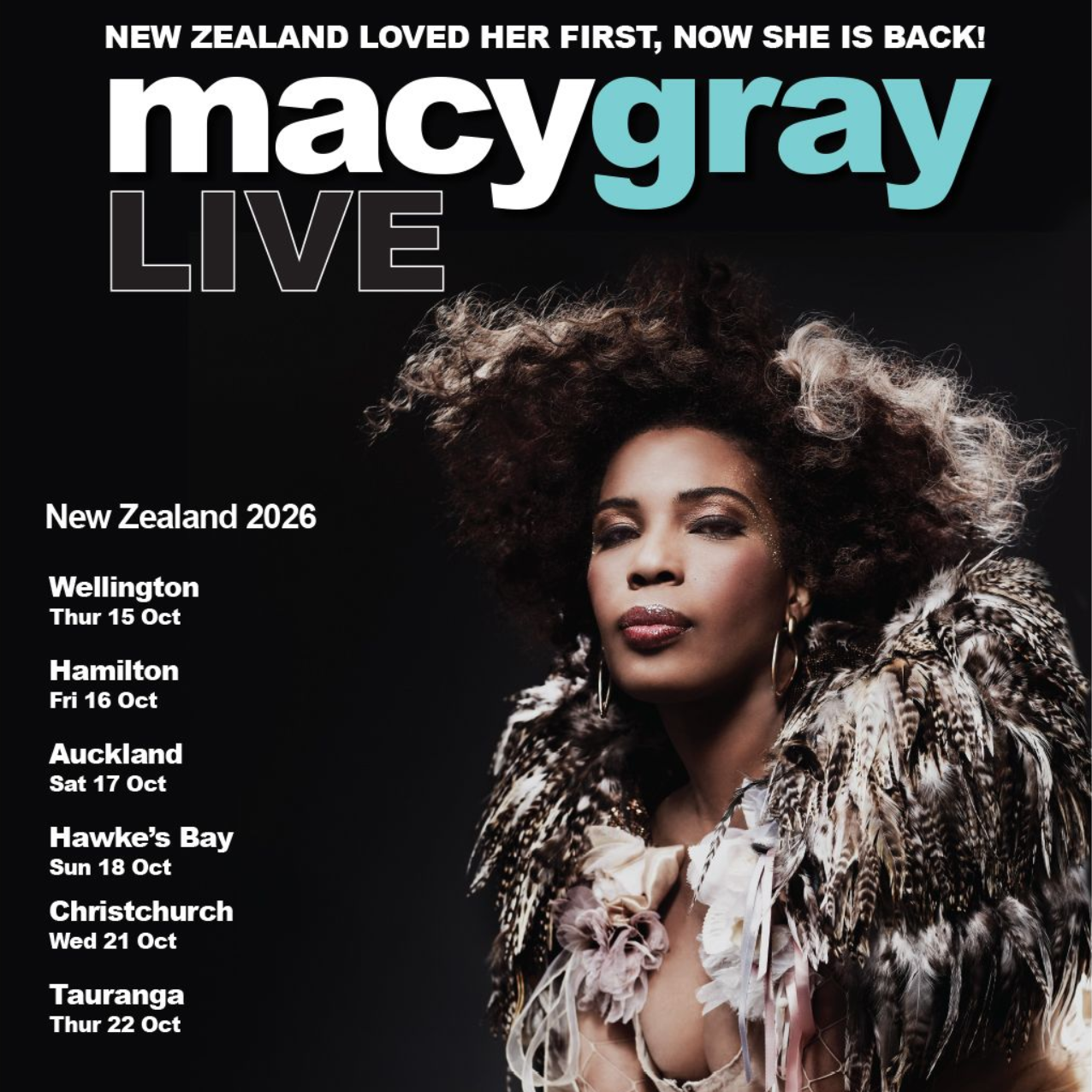 Tour poster for Macy Gray