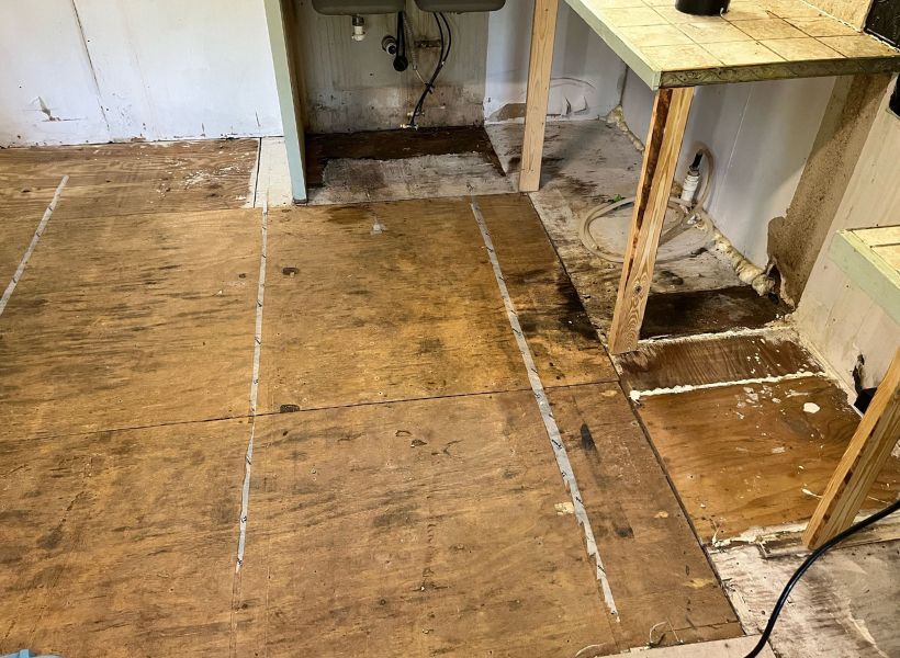 Burst Pipe Water Damage Cleanup and Restoration