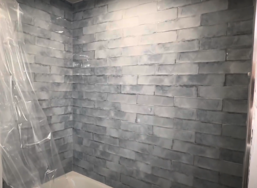 bathroom flood damage - after 2