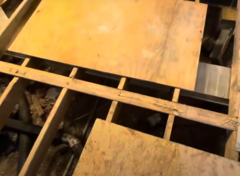 flood-damaged home - affected flooring