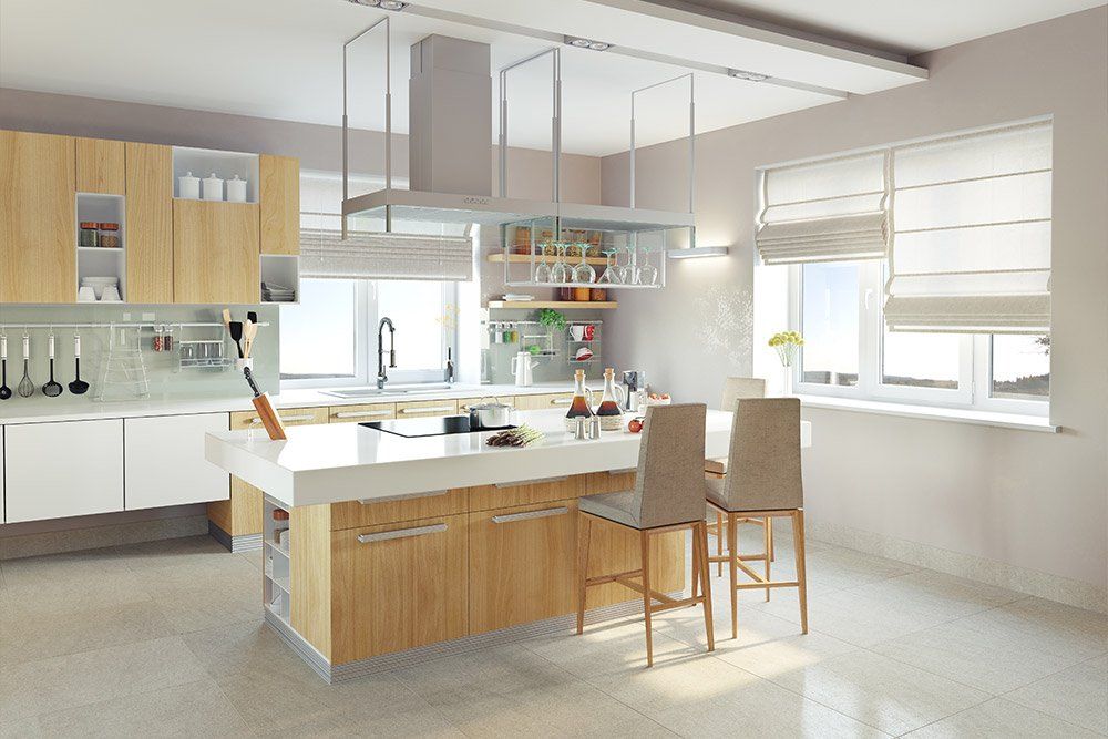 modern kitchen interior