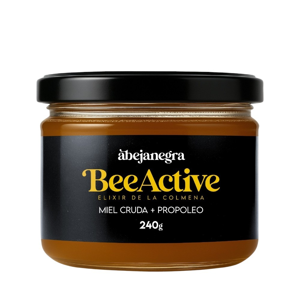 Bee Active – Miel orgánica y Propóleo 240g Abeja Negra