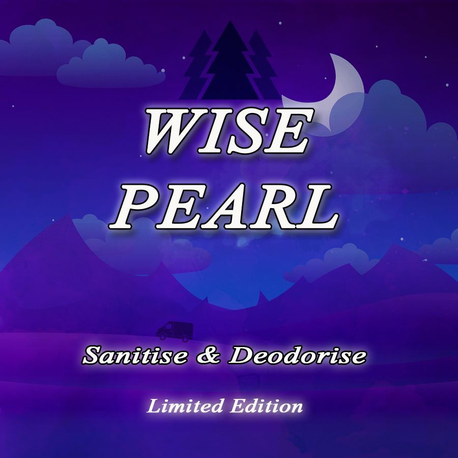 A poster for wise pearl sanitise and deodorise limited edition