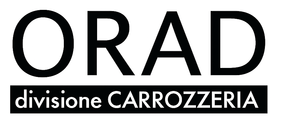 Logo per ORAD, un'officina di carrozzeria, con la scritta