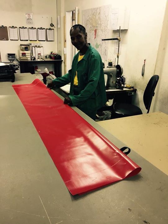 Preparation of Safety Covers for trampolines