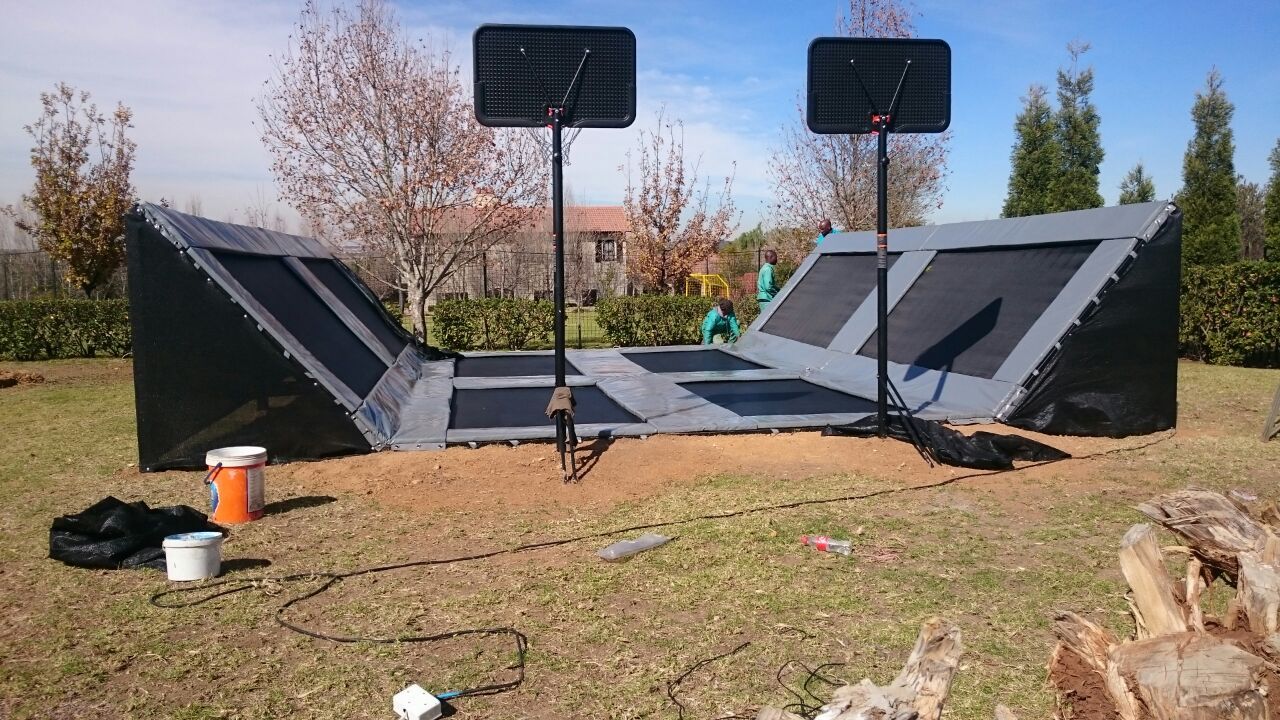 Customised Trampoline Basketball Park