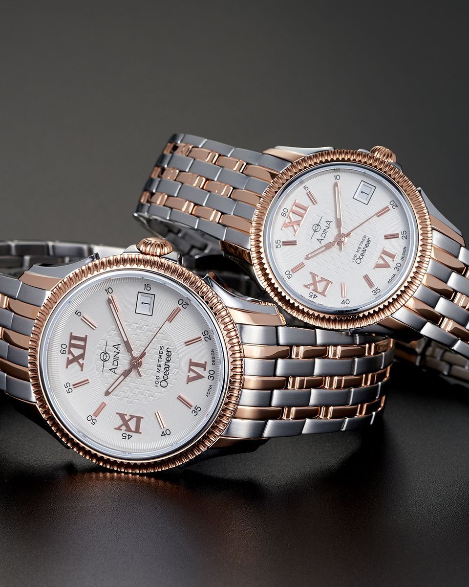 Two Adina Watches In Rose Gold And Silver — Watch Shop on the Sunshine Coast