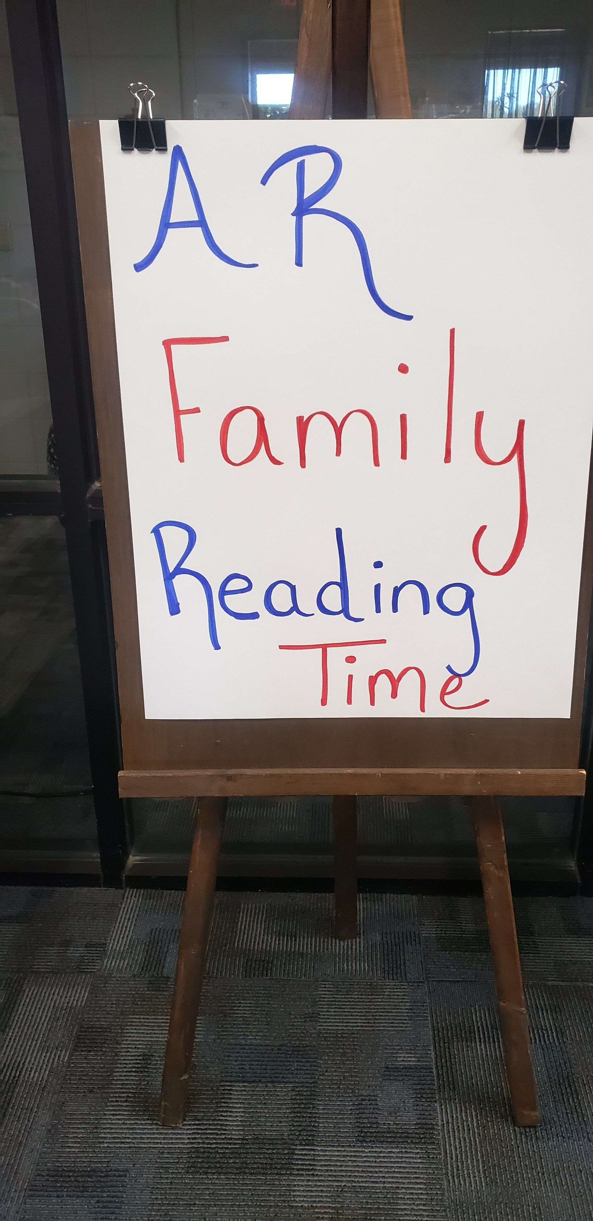 AR Family Reading Time at NBES