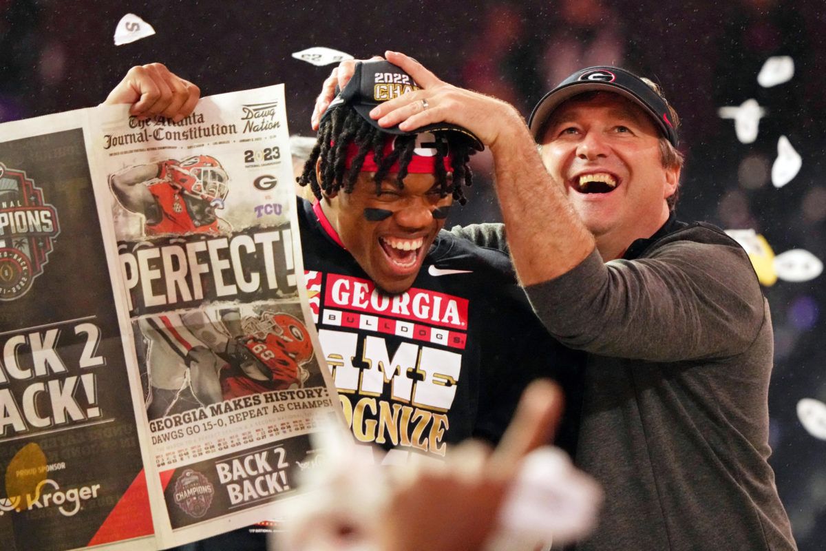 Georgia Bulldogs win national championship game, ranked 1st college football poll